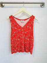 Nikki Tank Top (Wildflower Red) - XS