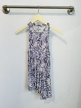Charlotte Asymmetrical Top (Wandering Lavender) - XS