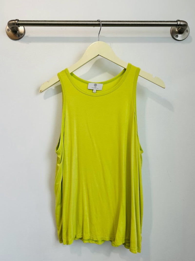 Michael Racer Tank Top (Chartreuse) - L