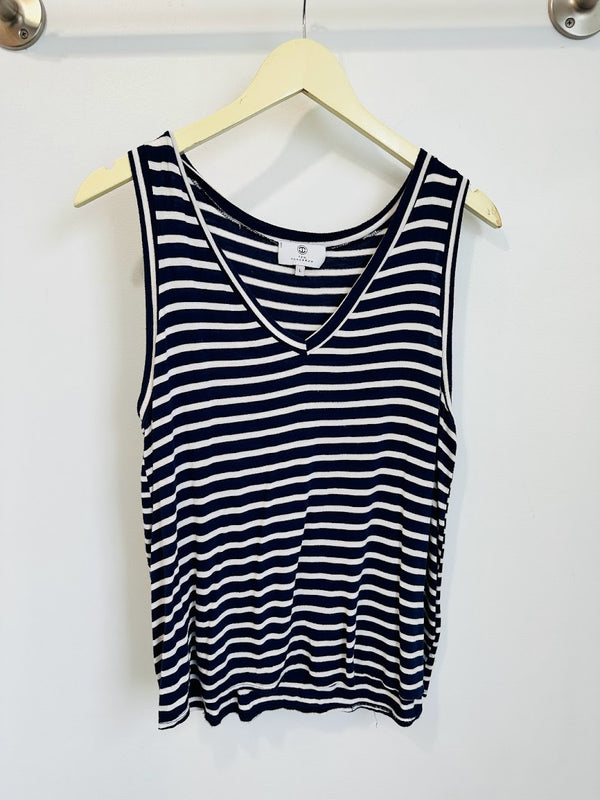 Nikki Tank Top (Navy Stripe) - L