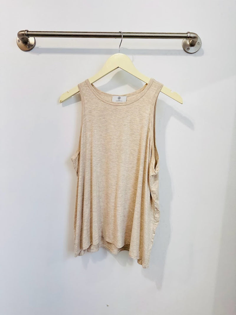 Michael Racer Tank Top (Oatmeal) - L