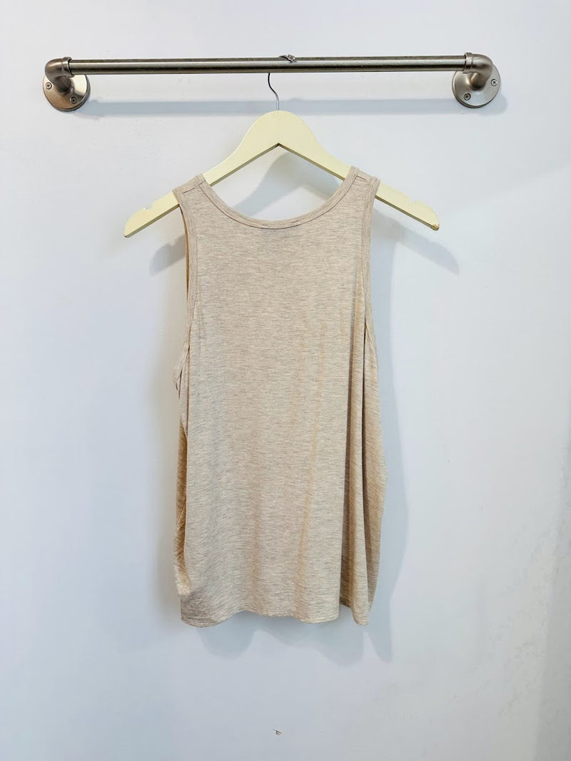 Michael Racer Tank Top (Oatmeal) - L