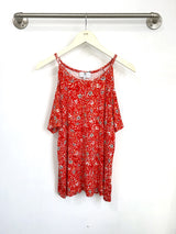 Jennifer Cold Shoulder Top (Wildflower) - S