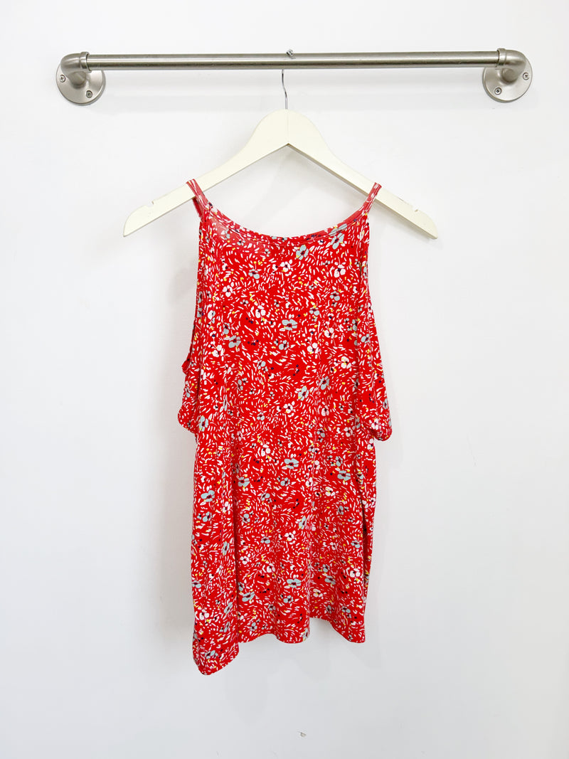 Jennifer Cold Shoulder Top (Wildflower) - S