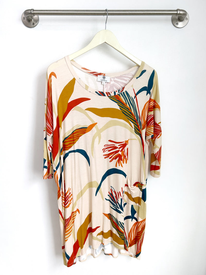 Tracy T-Shirt Dress (Lehua) - S