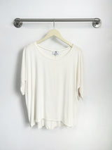 Julie 3/4 Sleeve Top (Ivory) - S