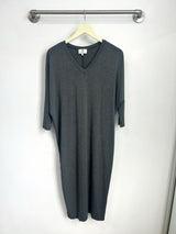 Lynette Midi Dress (Charcoal) - XS