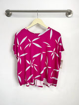 Alisa Box Pleat Top (Radiant Petals) - S