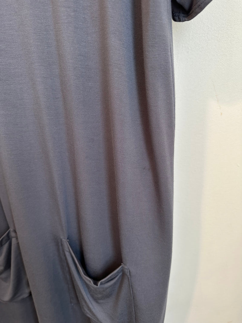 Stacey T-Shirt Dress (Vintage Blue) - S