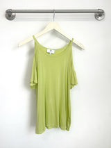 Jennifer Cold Shoulder (Chartreuse) - XS