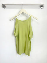 Jennifer Cold Shoulder (Chartreuse) - XS