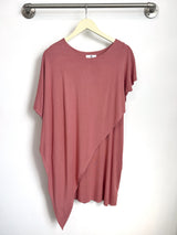 Sienna Asymmetrical Dress (Desert Rose) - M