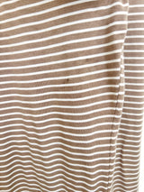 Paisley Jumpsuit (Mocha Stripe) - XS