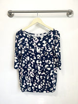 Meg Boatneck Top (Moonlight Daze) - L
