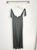 Paisley Jumpsuit (Charcoal) - S