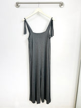 Paisley Jumpsuit (Charcoal) - S