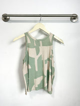 Michael Racer Tank Top (Sea Salt Deco Print) - S