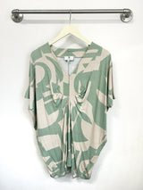 Jade Kaftan Dress (Sea Salt Deco) - XS