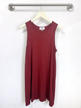 Avery Swing Dress (Merlot) - M