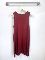 Avery Swing Dress (Merlot) - M