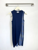 Carrie Tulip Tank Dress (Navy/Diamond) - XS