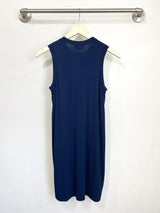 Carrie Tulip Tank Dress (Navy/Diamond) - XS