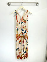 Lissa Twist-Back Midi Dress (Lehua) - XS