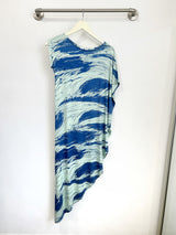Lola Asymmetric Maxi (Wave Print) - XS