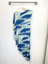 Lola Asymmetric Maxi (Wave Print) - XS