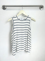 Chris Tank Top (Ivory/Navy Stripe) - M