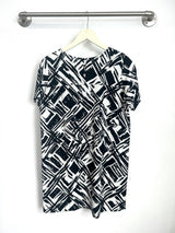 Stacey T-Shirt Dress (Paint Print) - M