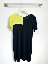 Samantha Dress (Black/Lime) - S