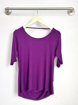 Sophie Cowl-Back Top (Orchid) - S