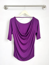 Sophie Cowl-Back Top (Orchid) - S