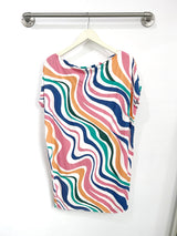 Brooke Dress (Retro Rainbow) - M