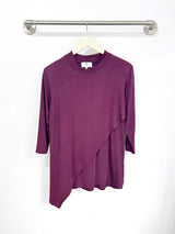 Gwen High Neck Top (Amaranthine) - M
