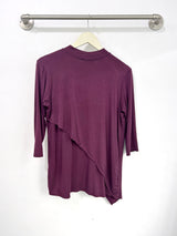 Gwen High Neck Top (Amaranthine) - M