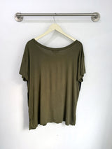 Austin Colorblock Tee (Olive/Black) - XS/S