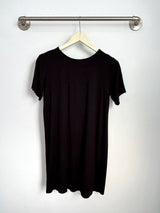 Stacey T-Shirt Dress (Black) - XS