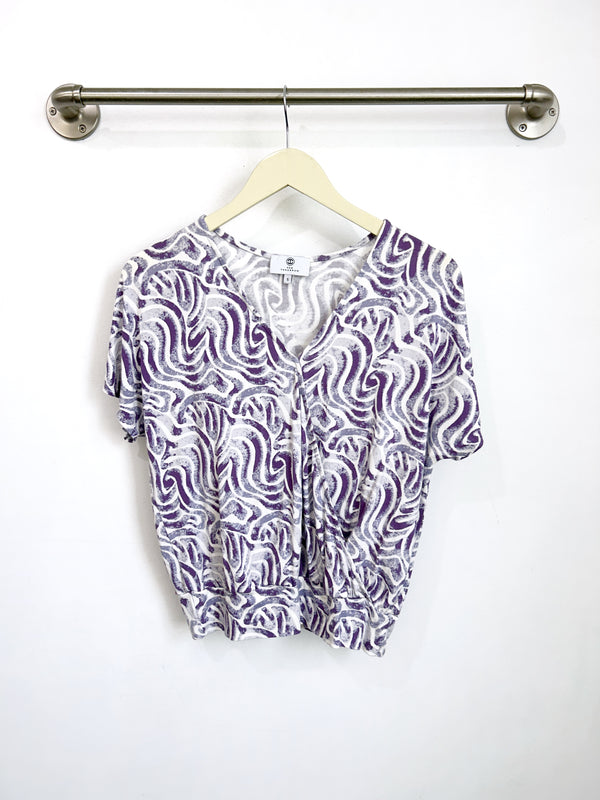 Luna Wrap Top (Wandering Lavender) - S