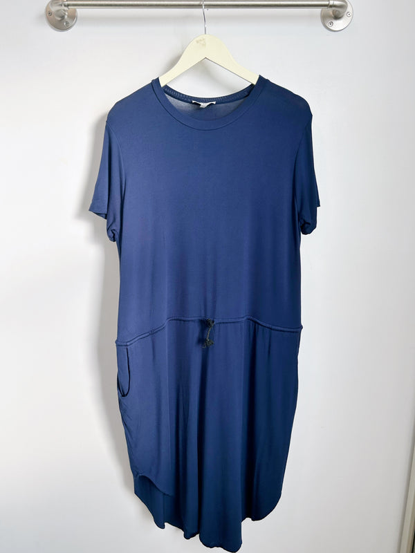 Mark Tie Waist Dress (Navy) - L