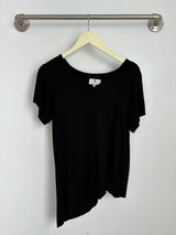 Gemma Asymmetrical Tunic (Black) - S