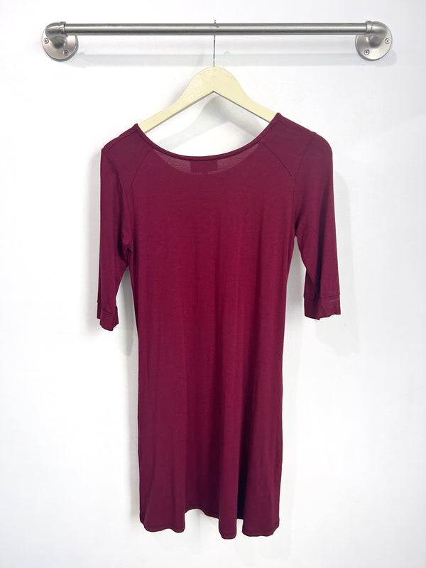 Jordan Dress (Wine) - XS