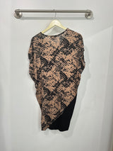 Kit Dress (Mocha Matrix/Black) - S