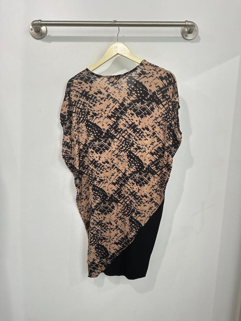 Kit Dress (Mocha Matrix/Black) - S