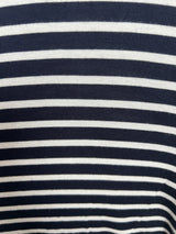Harper Paneled Dress (Navy Stripe) - S