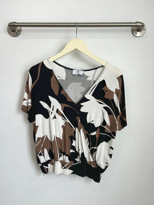 Luna Wrap Top (Orchid Shadow) - S