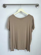 Austin Colorblock Tee (Cocoa/Black) - XS/S