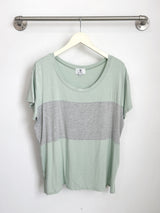Austin Colorblock Tee (Seafoam/Heather Grey) - XS/S