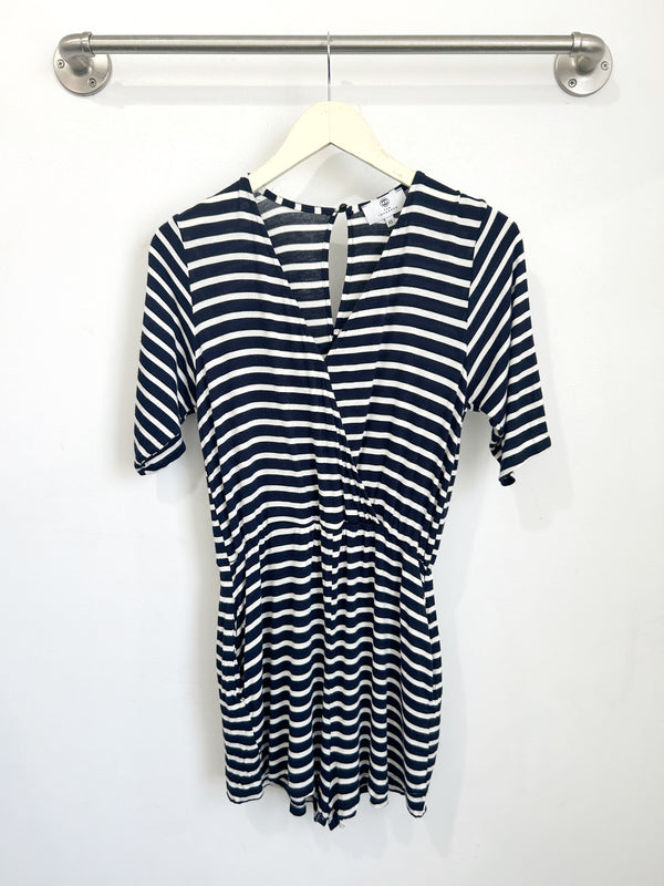 Jill Romper (Navy Stripe) - XS